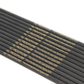 Pure Carbon Arrow Shaft ID Spine 300-1500 Archery Outdoor Shooting