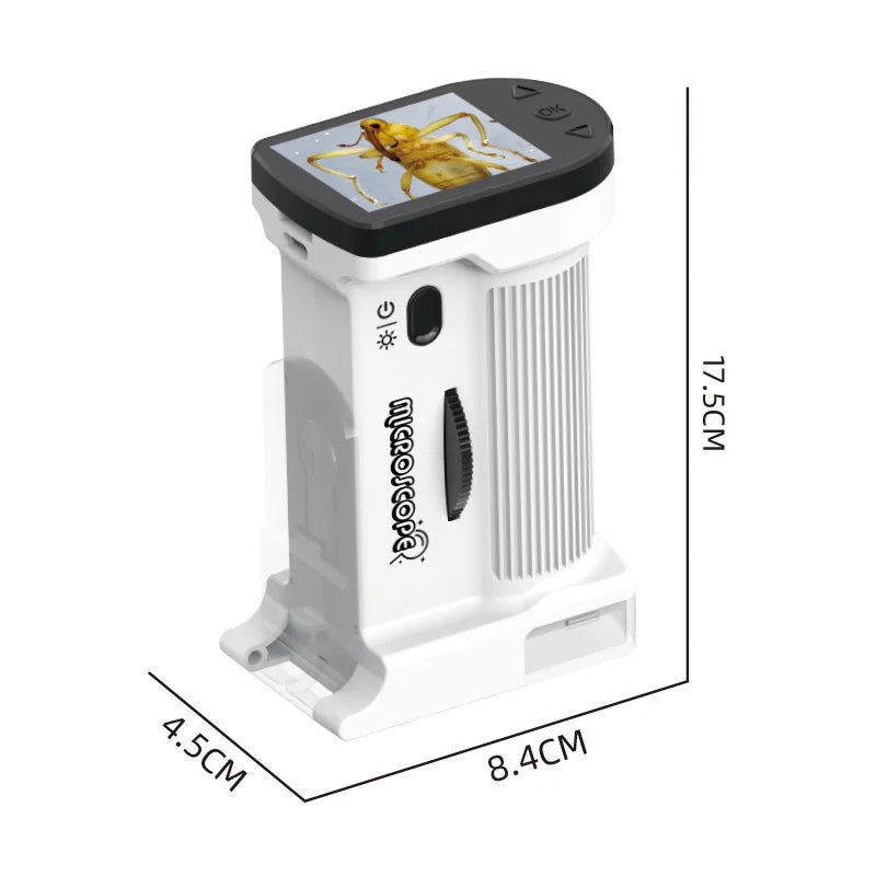 Portable Digital Microscope with Memory Card | Photo & Video