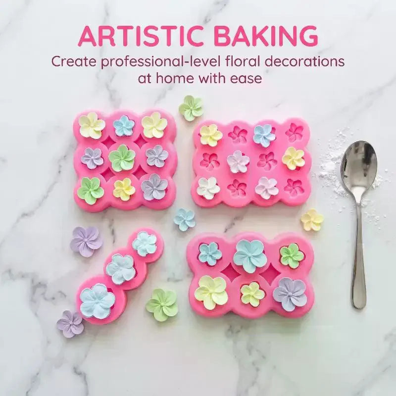 3D Flower Silicone Cake Mold – Nonstick Mousse & Chocolate Mould