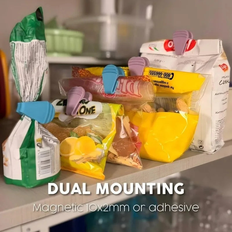 Magnetic Petal Bag Clips | Food Sealing & Fridge Hooks