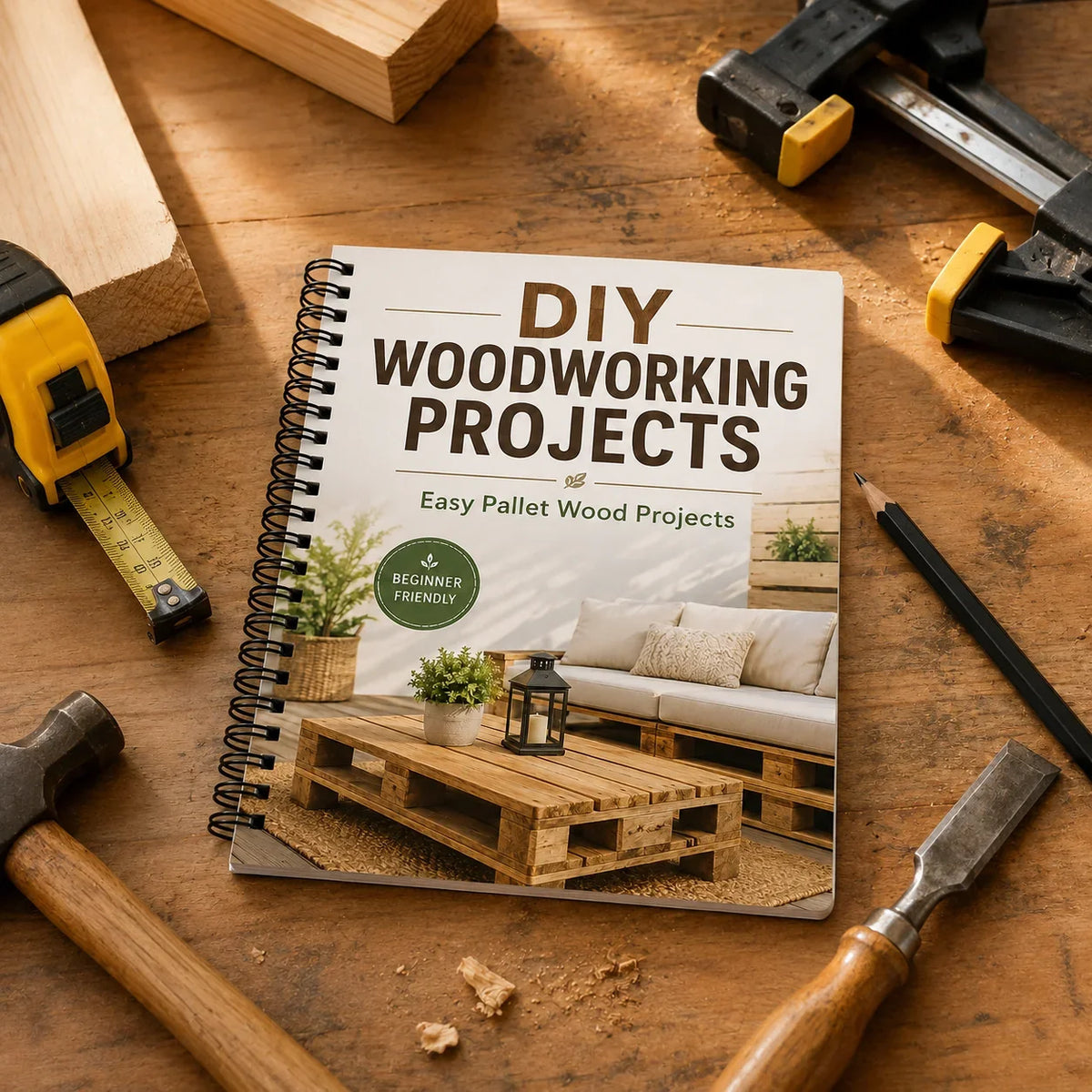 DIY WOODWORKING PROJECTS Step Plans Beginners Pallet Furniture