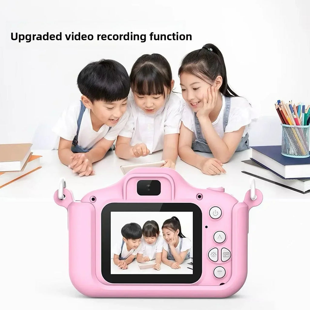 Kids HD Dual Lens 1080P Camera Toy with Games & Music