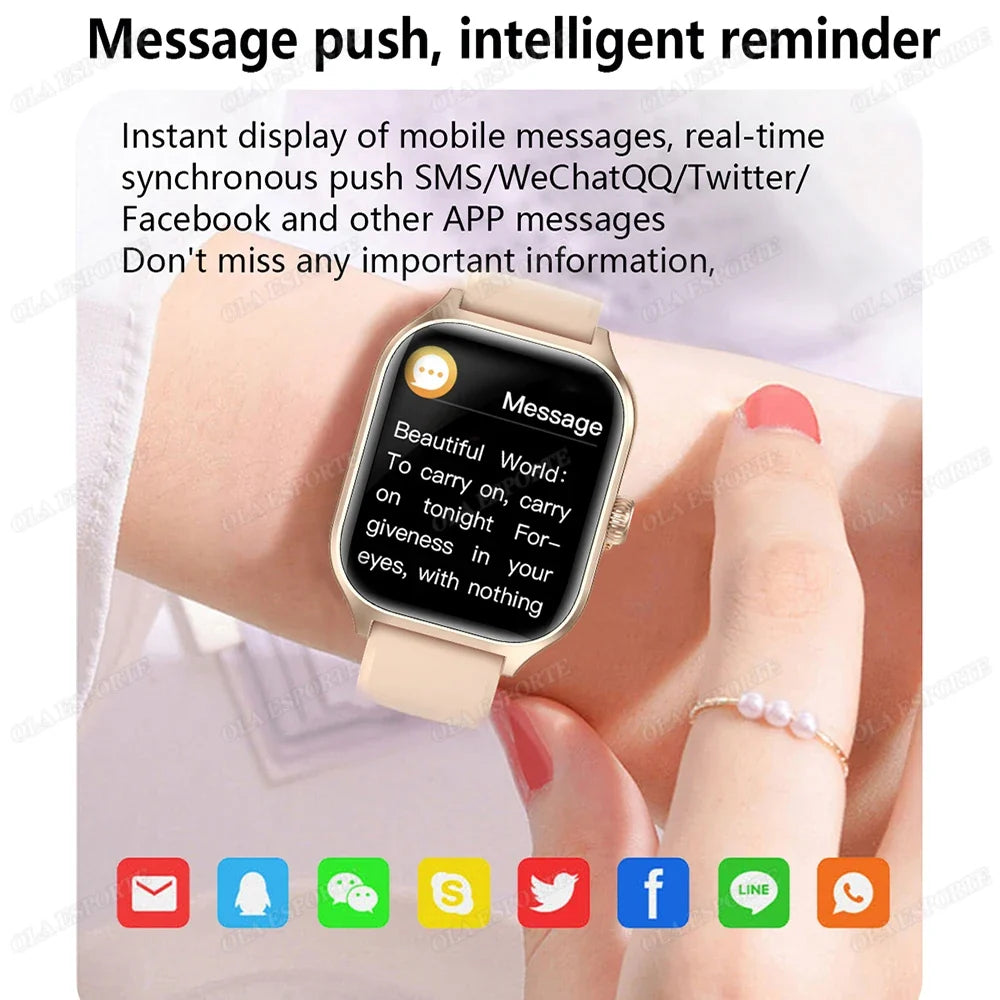 Ola Esporte HT30 Smartwatch 2.01" HD Bluetooth Fitness Tracker