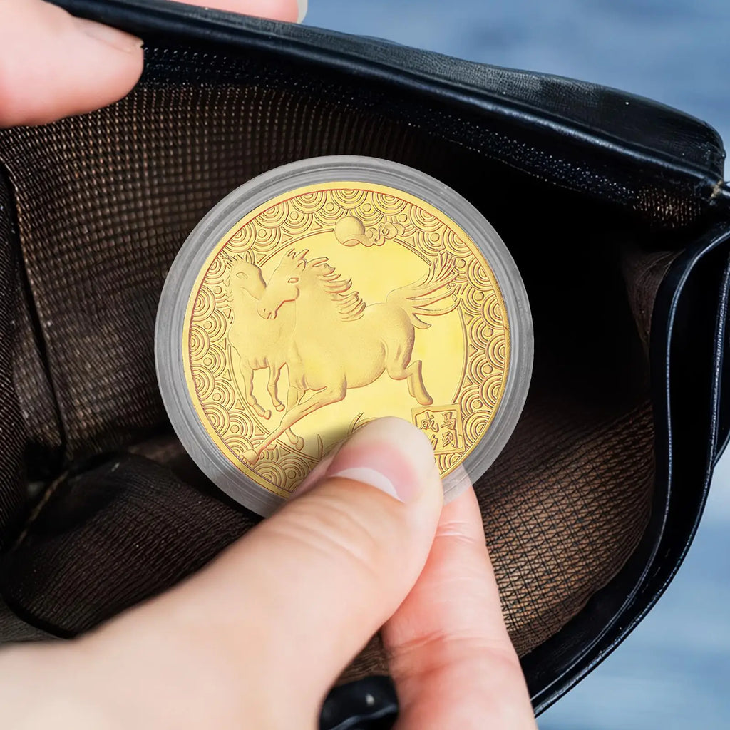 Year of the Horse 3D Commemorative Coin – Lucky New Year Gift