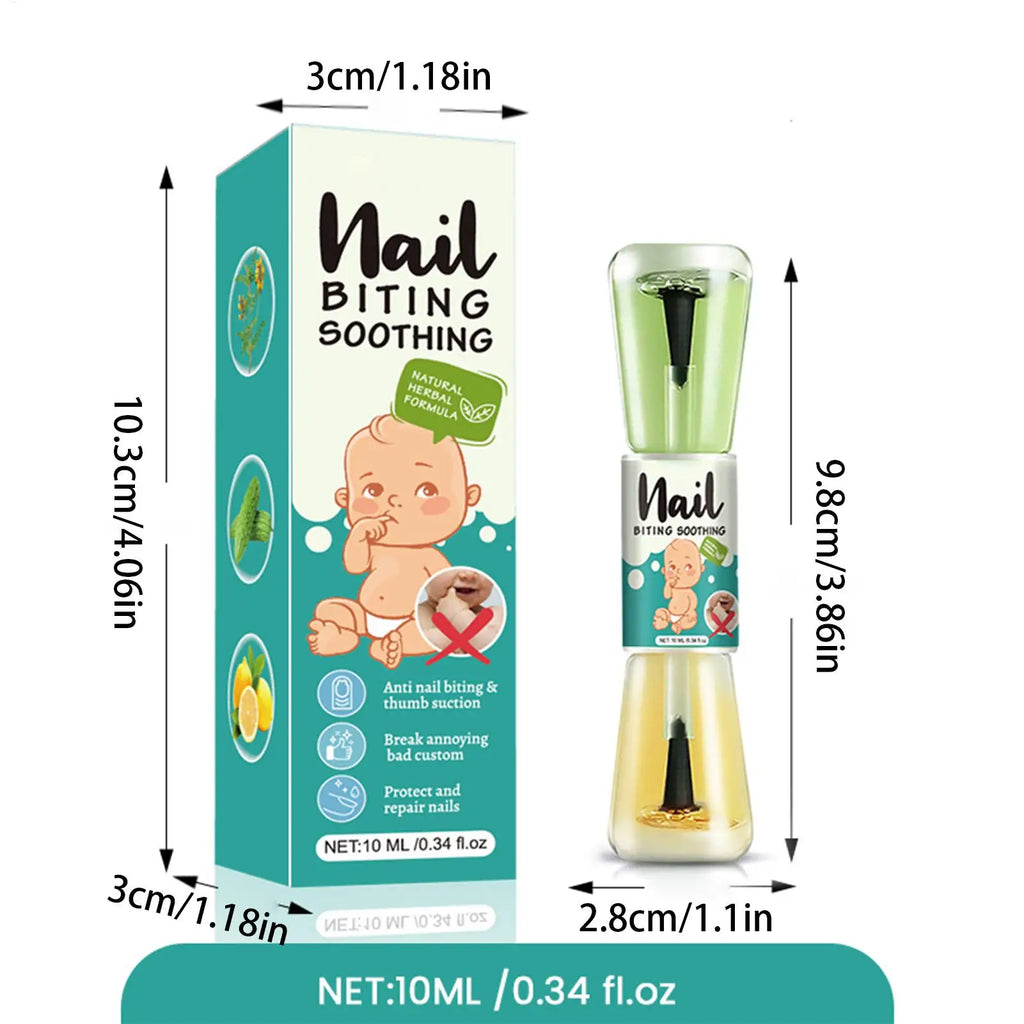 Bitter Nail Biting Polish 10ml – Hydrating Nail Strengthener