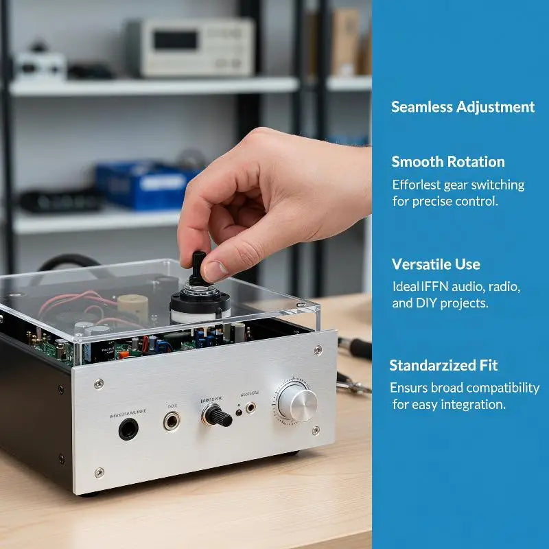 RS26 Rotary Band Selector Switch | 1–4 Pole, 3–12 Position PCB
