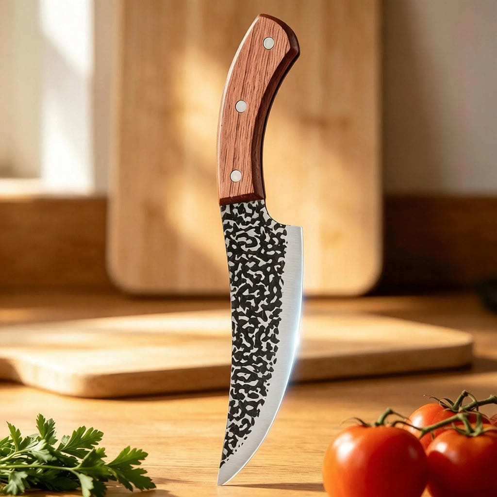 Hand Forged Boning Knife – Stainless Steel Chef Kitchen Knife