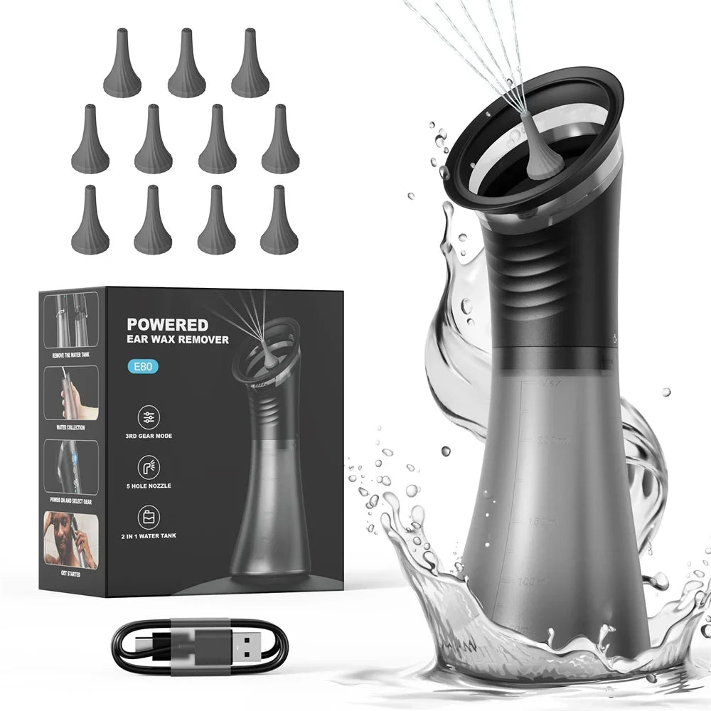 Electric Ear Wax Removal System – Water Irrigation Flusher