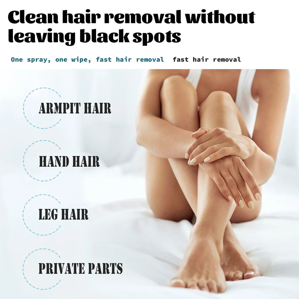 WEST MONTH Hair Removal Spray – Gentle Plant-Based Depilatory 20ml