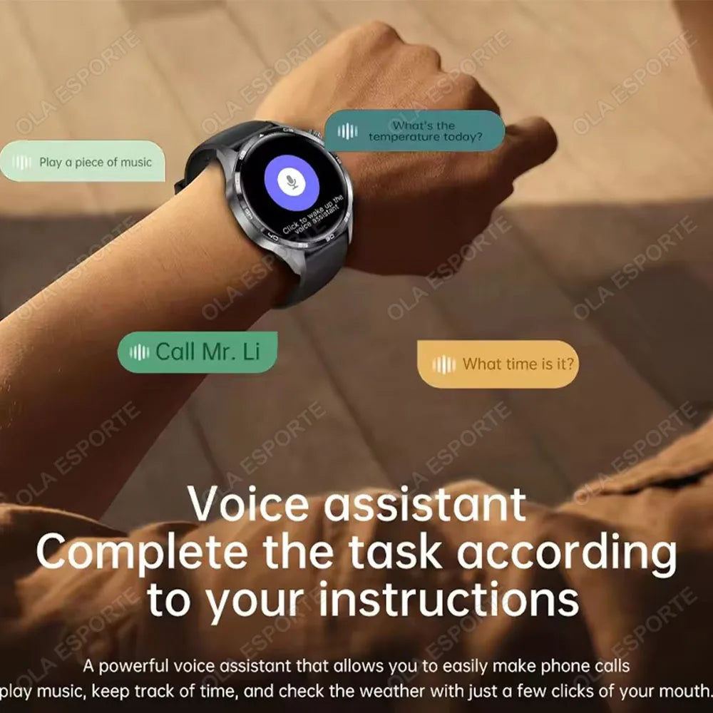 Men's GPS Smartwatch – Bluetooth Calls, HD Display & Health Tracker