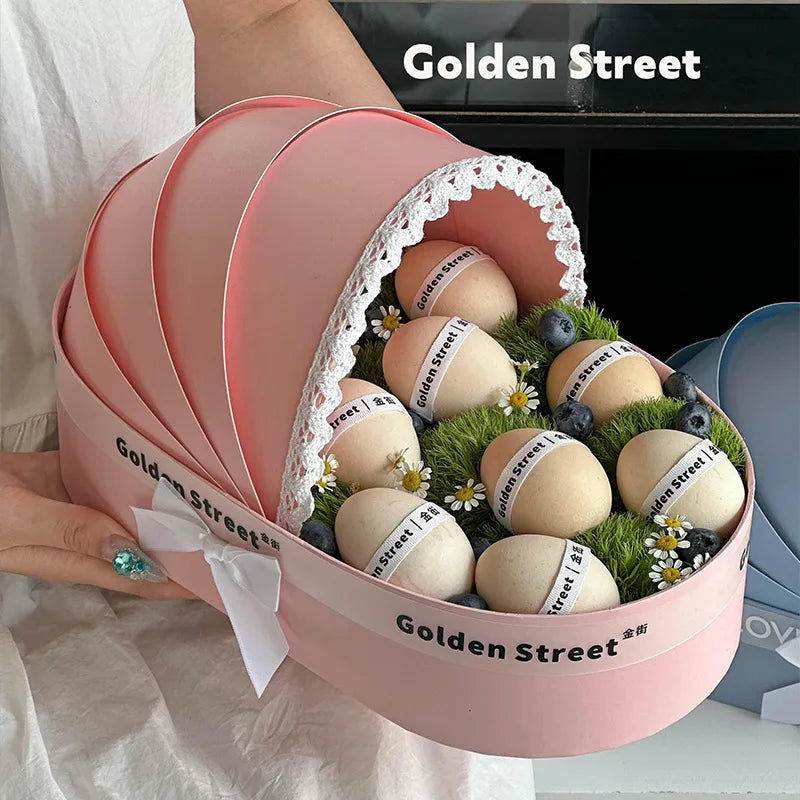 Baby Shower Box Flower Wedding Celebration Romantic Contatiner