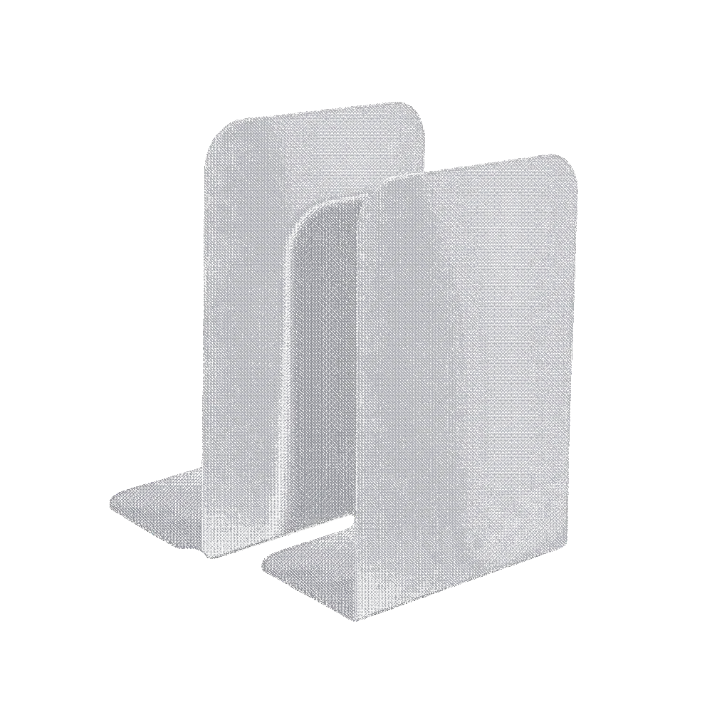 L-Shaped Metal Bookends – Non-Slip Book Holder, Set of 2