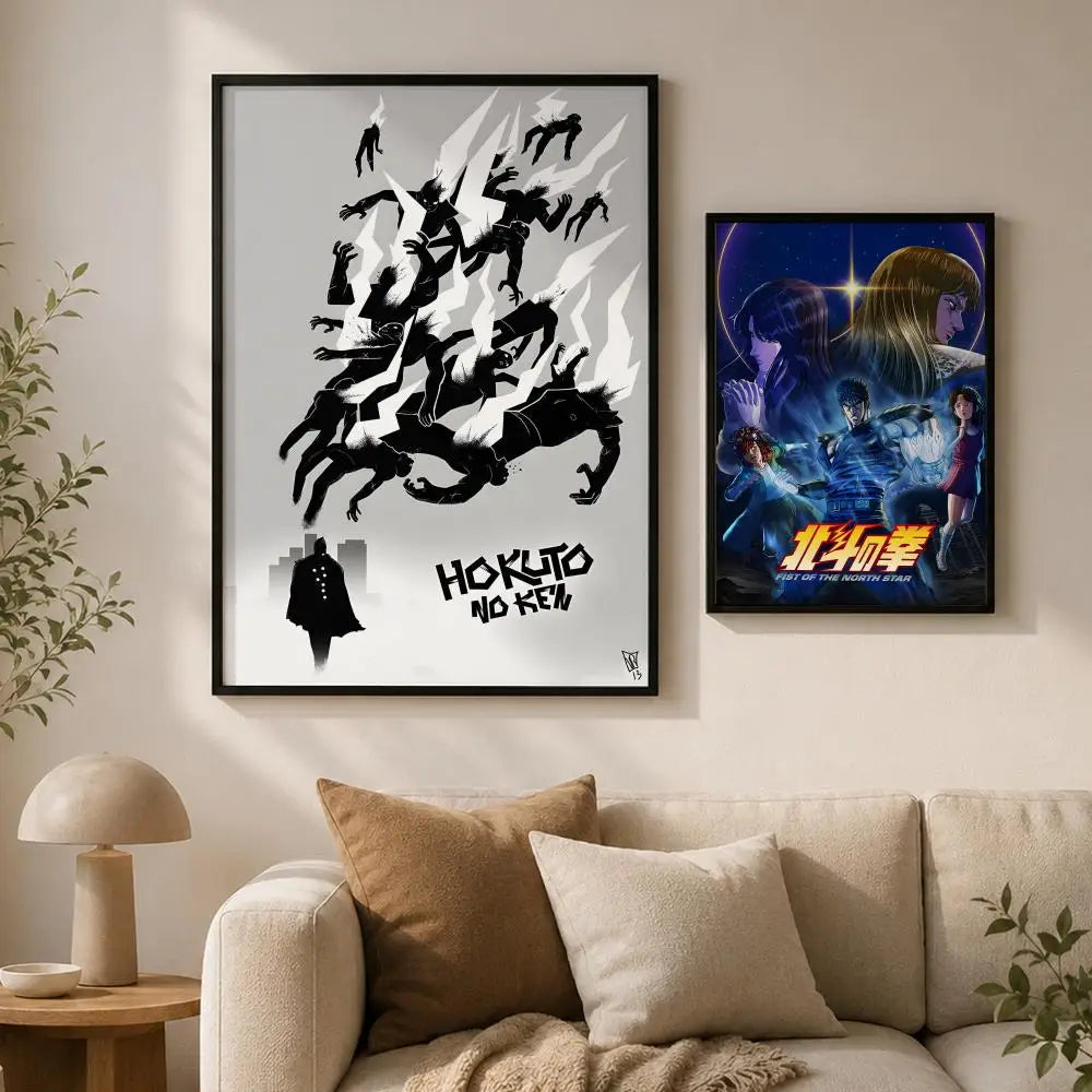 Fist of the North Star Anime Poster – Peel & Stick PVC Wall Art
