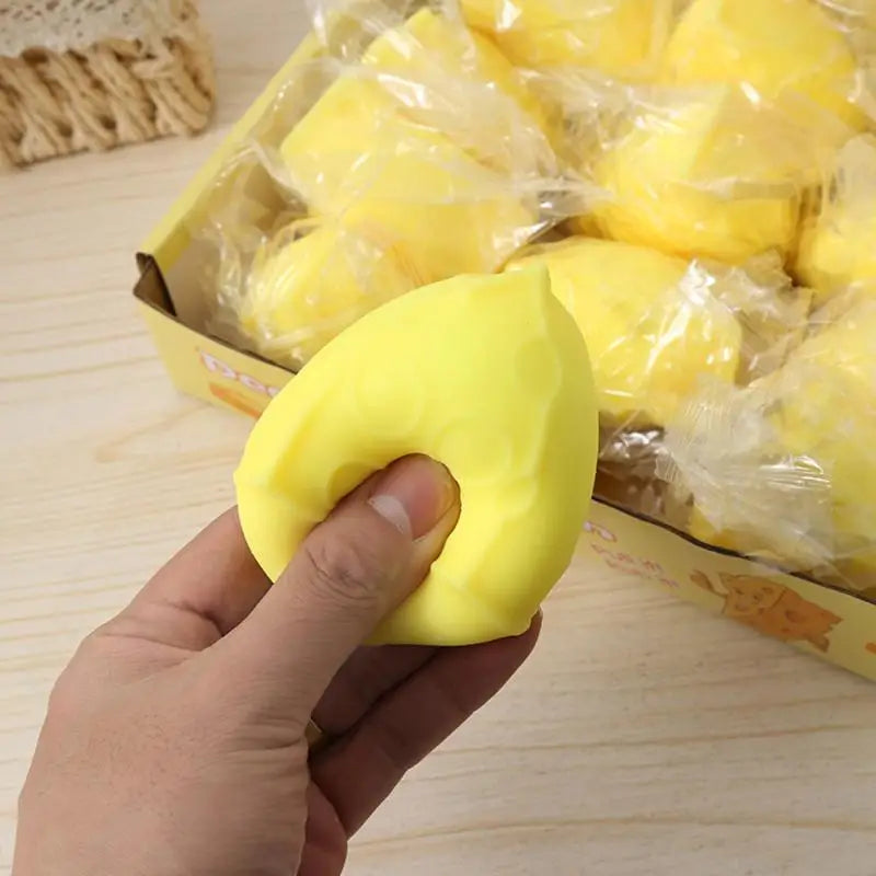 Cheese Squishy Slow Rising Fidget Toy for Adults & Teens