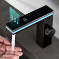 LED Digital Display Brass Basin Faucet | Hot & Cold Mixer Tap