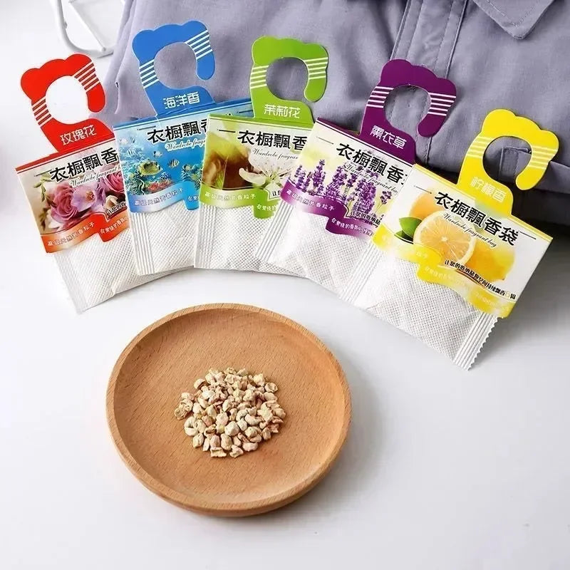5packs Natural Air Fresheners Fragrant Hangable Deodorizing Paper