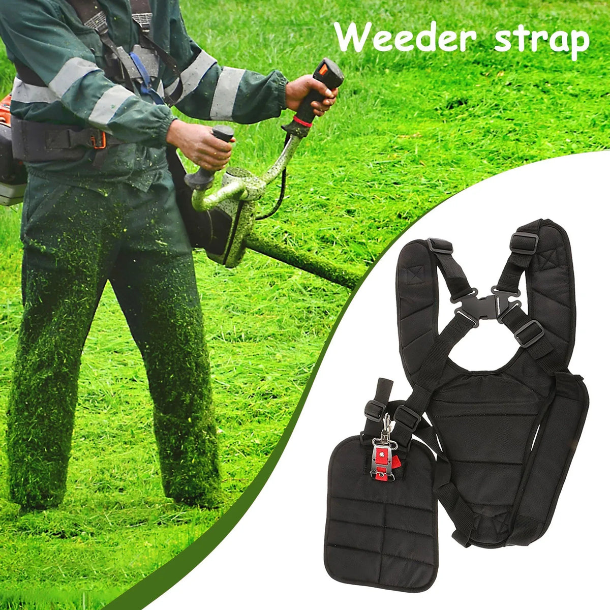 Double Shoulder Harness Strap for Brushcutter & Strimmer