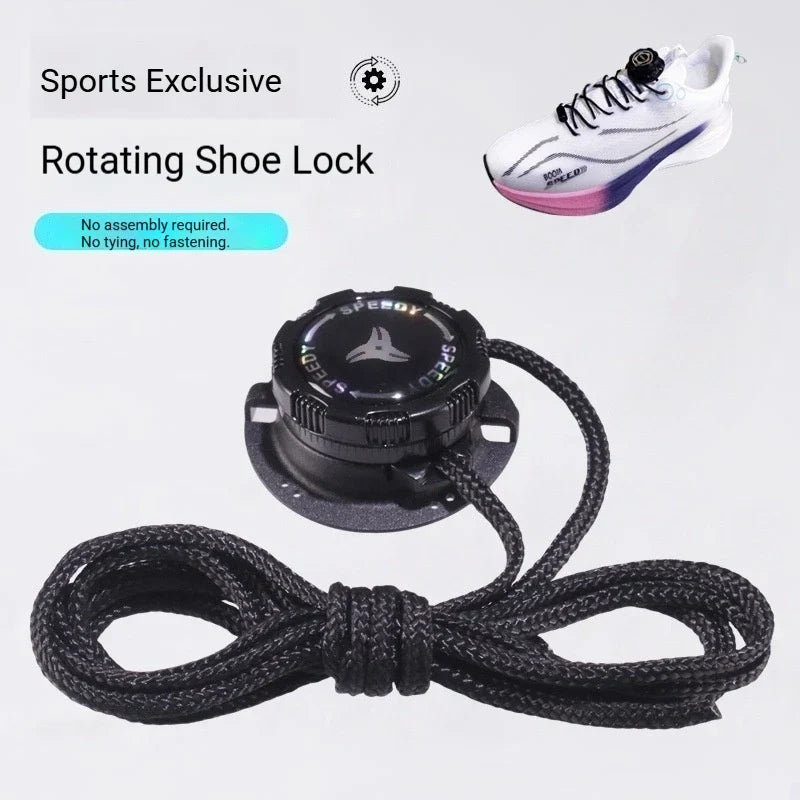 No-Tie Shoelaces with Swivel Buckle – Sneakers & Tennis Shoes