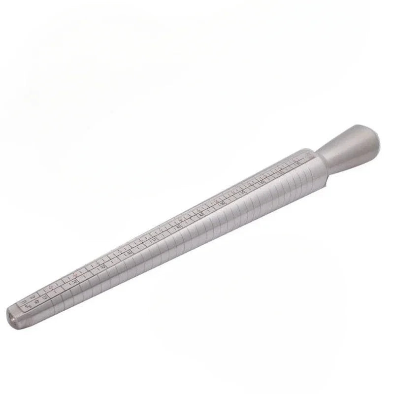Metal Ring Sizer Set – Mandrel Stick & Finger Gauge Tool