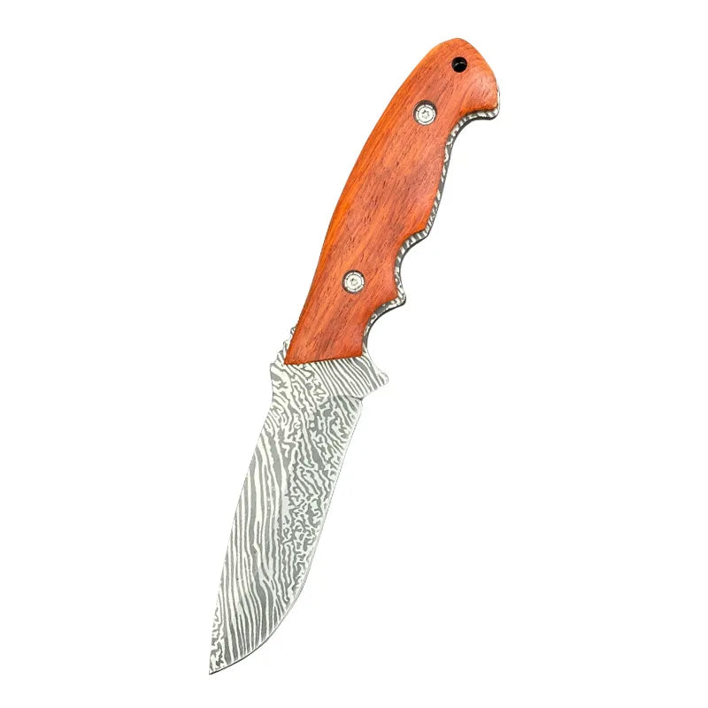Hand Forged Butcher Knife with Sheath – 10.5" Stainless Steel