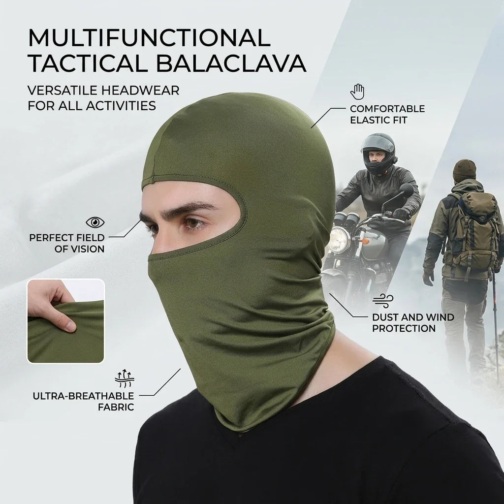 UPF50+ Cycling Face Mask | Breathable Quick-Dry Camo Cover