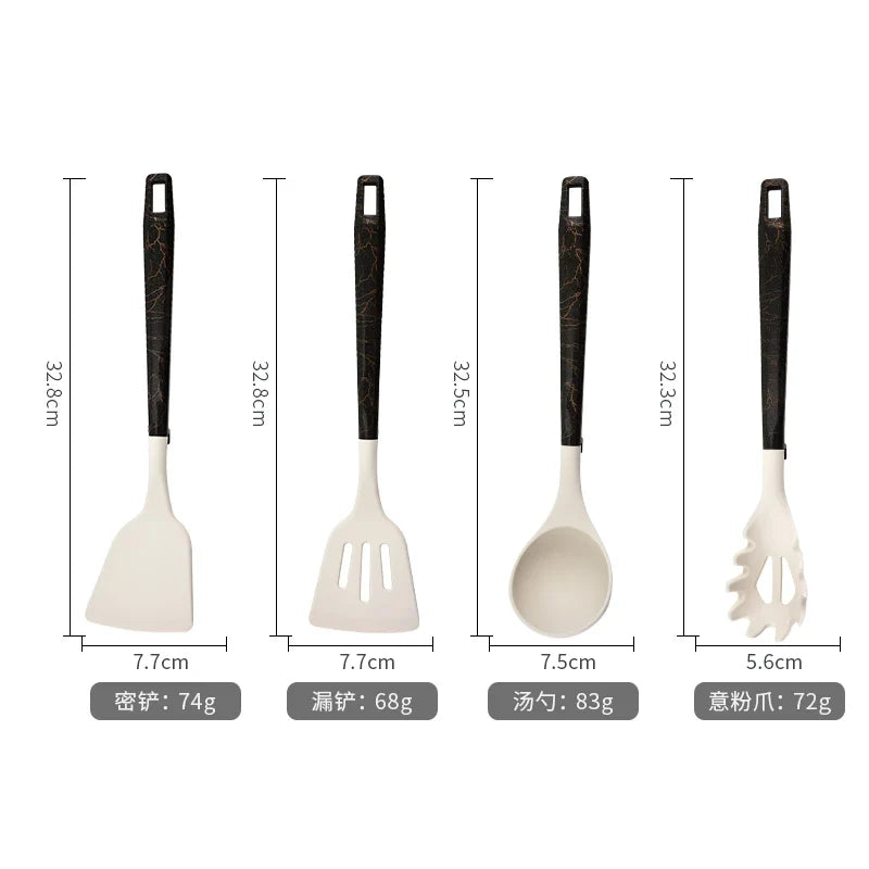 7-Piece Silicone Cooking Utensils Set – Non-Stick Safe Kitchen