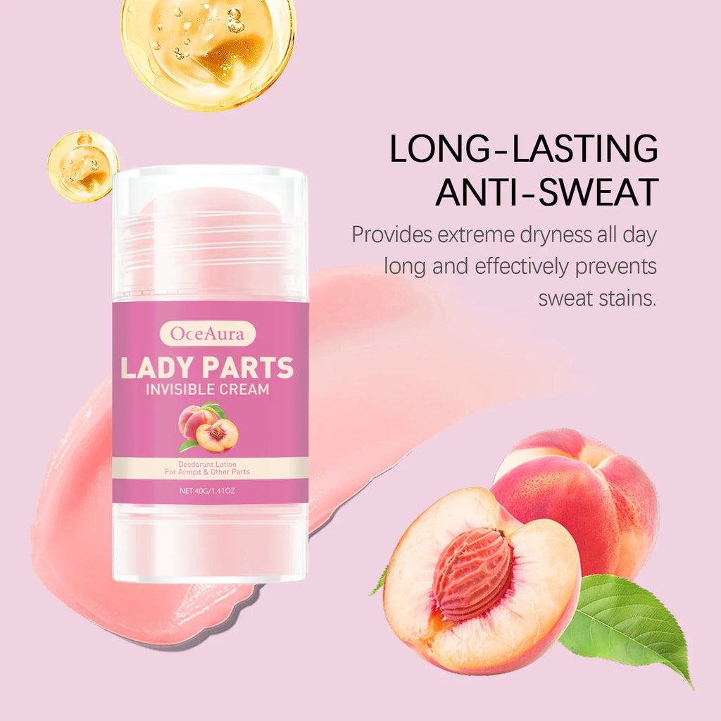 OceAura Honey Peach Underarm Comfort Stick – Unisex 40g