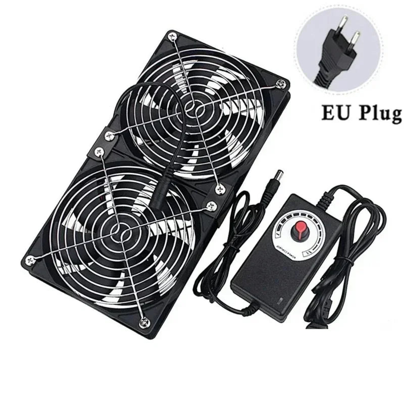 120mm AC Exhaust Cooling Fan with Switch for PC CPU Server Router
