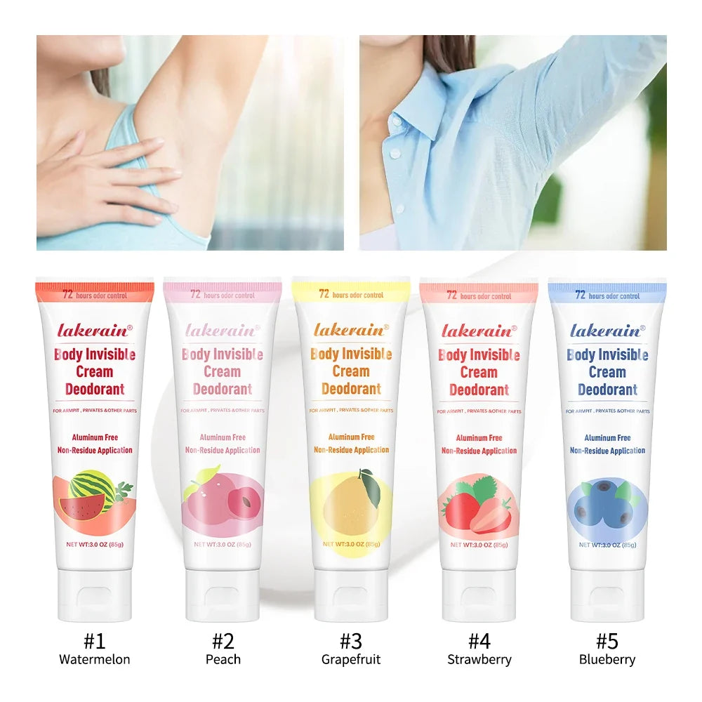 Lakerain Fruity Deodorant Cream – Aluminum-Free, Long-Lasting
