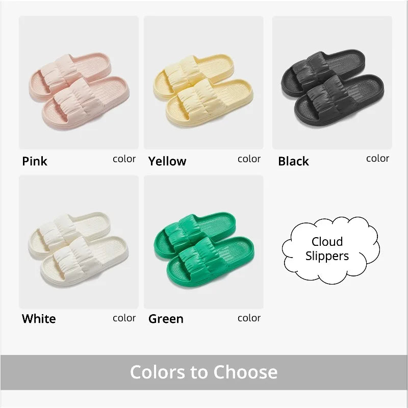 Women's Cloud Slippers – Soft EVA Platform Sandals Indoor Outdoor