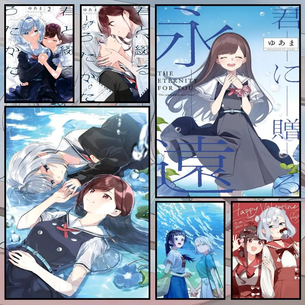 Anime Kimi to Tsuzuru Utakata PVC Wall Poster – Peel & Stick HD