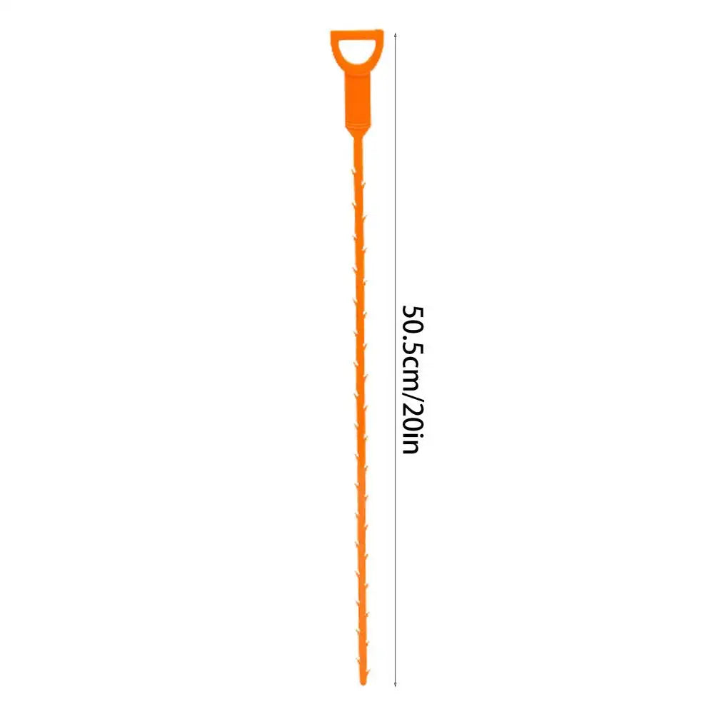 Drain Snake Hair Clog Remover – Flexible Sink Dredging Tool
