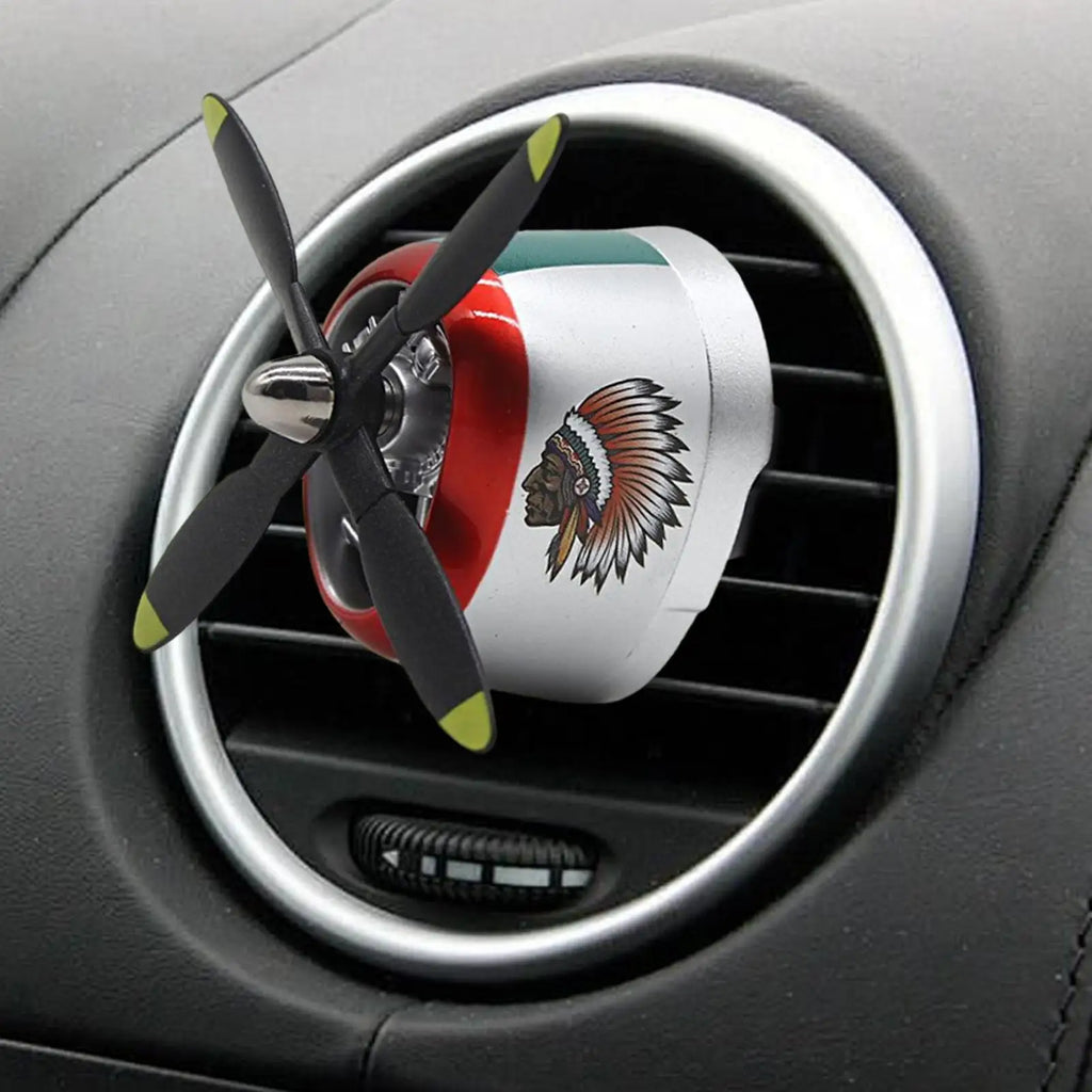Rotating Airplane Car Vent Air Freshener | Long-Lasting Scent