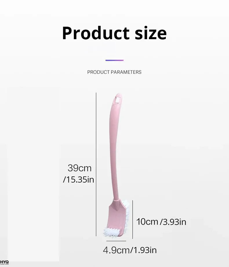 Brosse De Toilette Double T Te Manche Long Pour Nettoyage Salle Bains