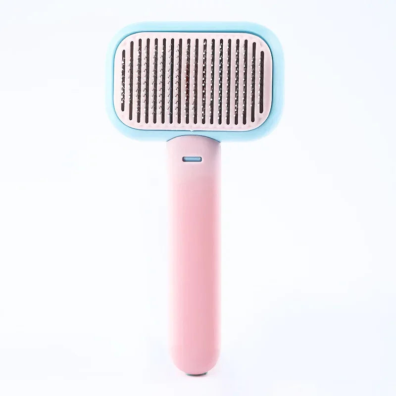 Pet Hair Remover Brush & Grooming Comb for Cats & Dogs