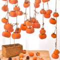 Artificial Persimmon Garland 80cm | Festive Wall Hanging Decor