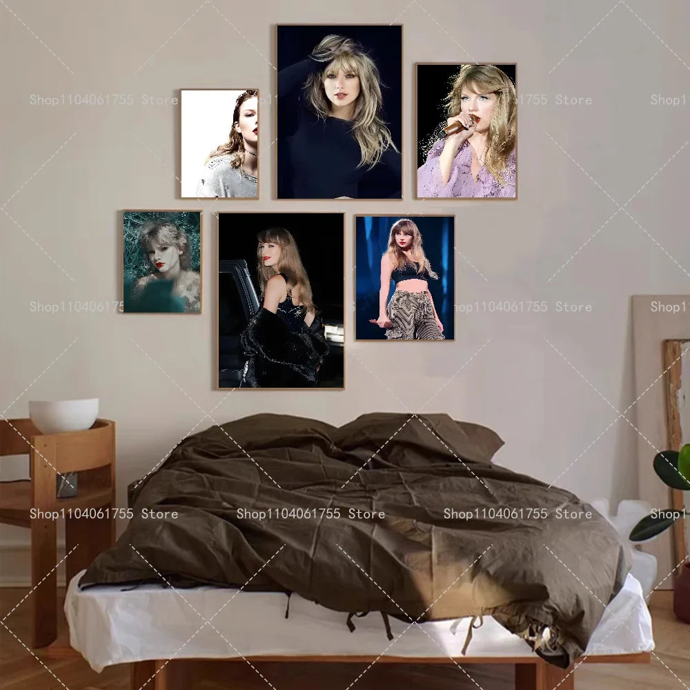 Singer T-Taylors Wall Poster – Self-Adhesive Waterproof Sticker