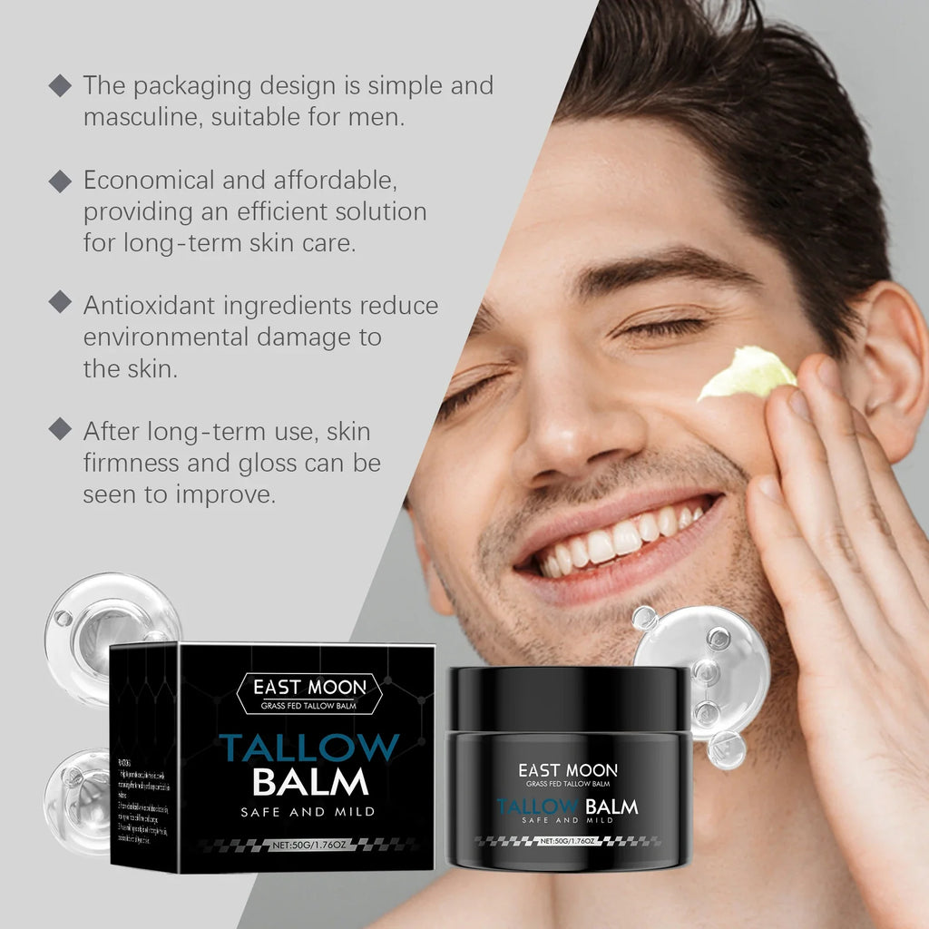 Men's Tallow Balm Firming Fade Fine Lines Anti Wrinkle Moisturizing