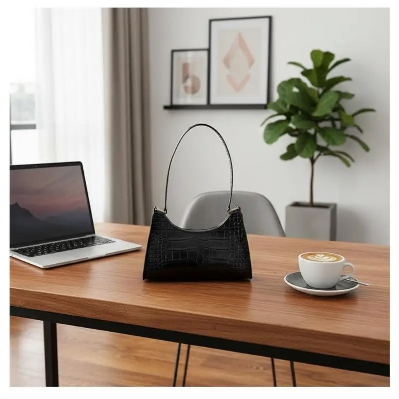 Women's PU Leather Underarm Bag – Retro Shoulder Tote Clutch