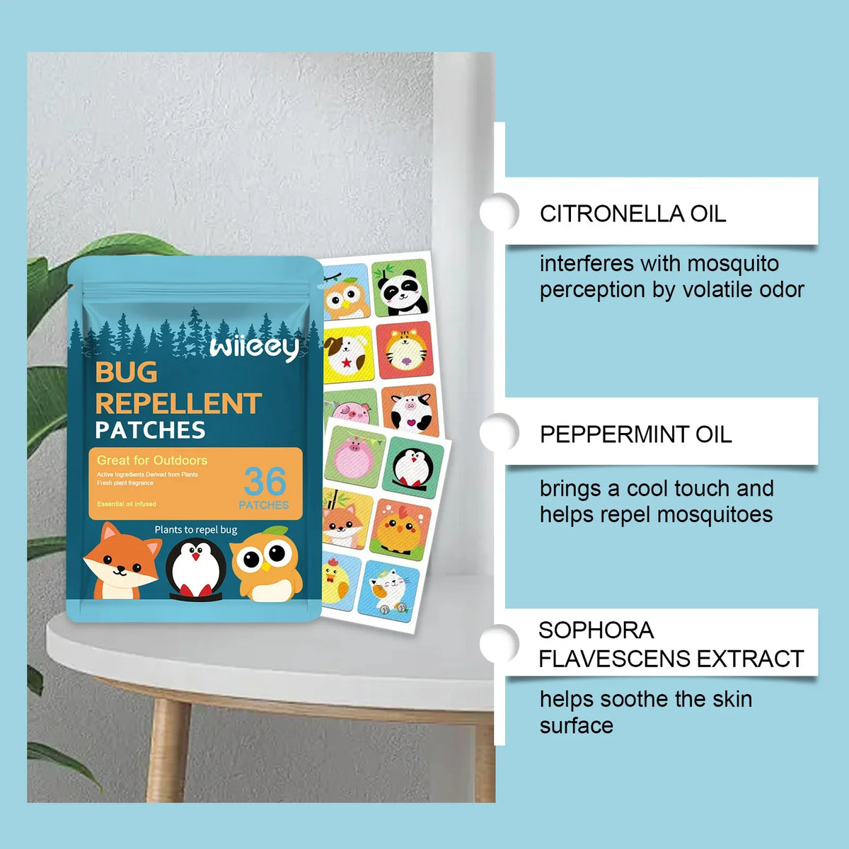 Gentle Herbal Body Care Patch – Waterproof & Portable
