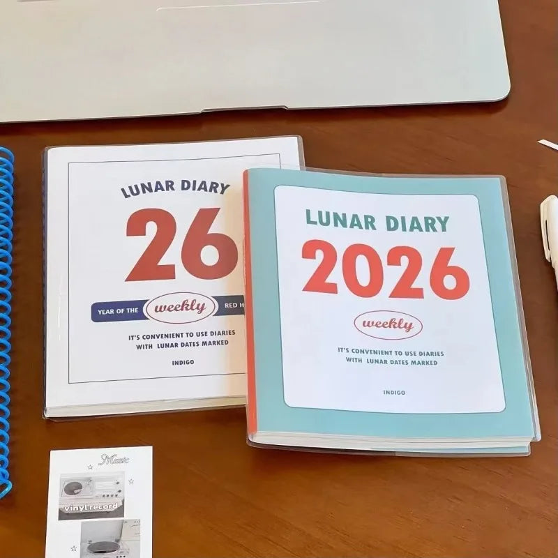 2026 Faux Leather Daily Planner – Weekly & Monthly Agenda