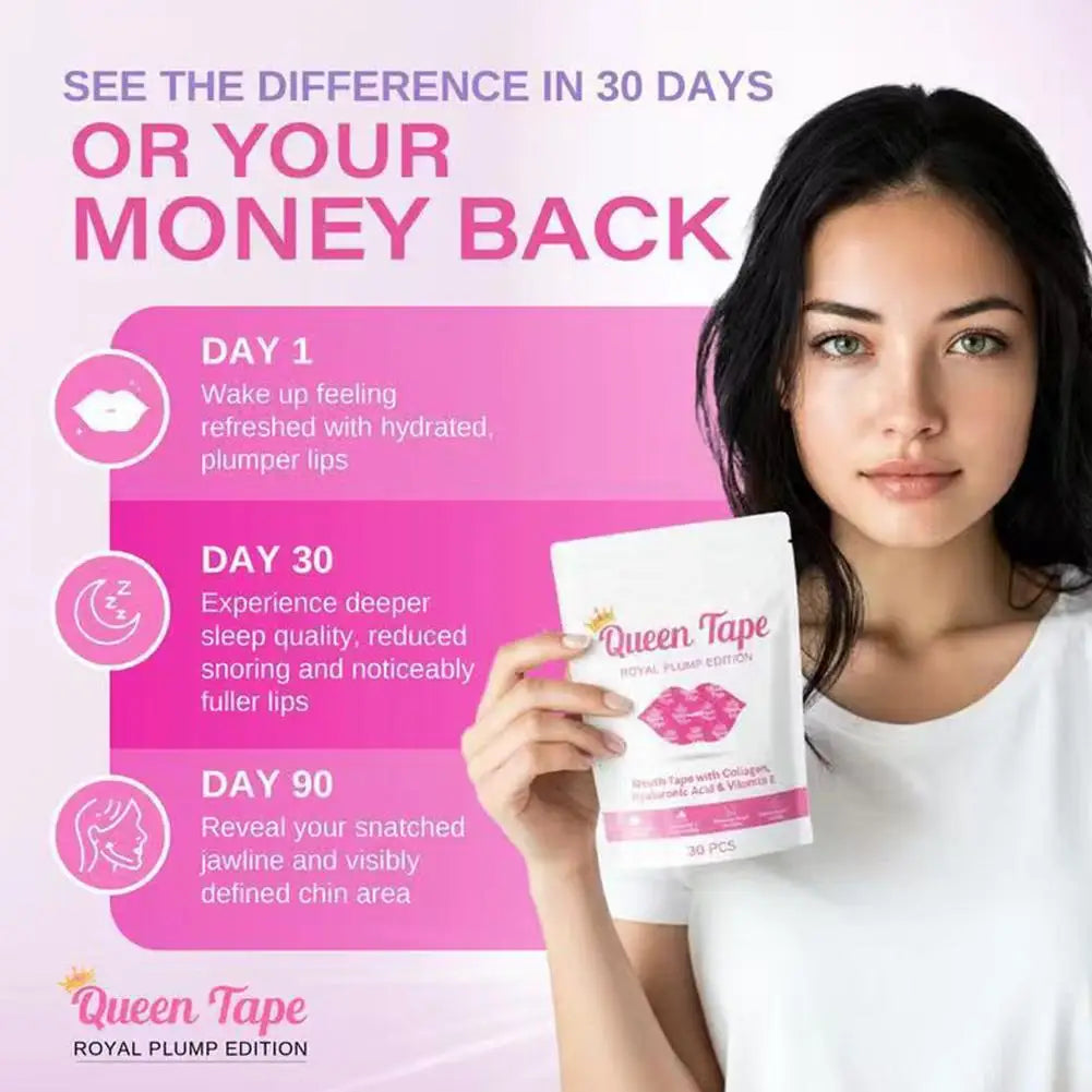 Hydrating Lip Sleep Patches – Collagen & Hyaluronic Acid