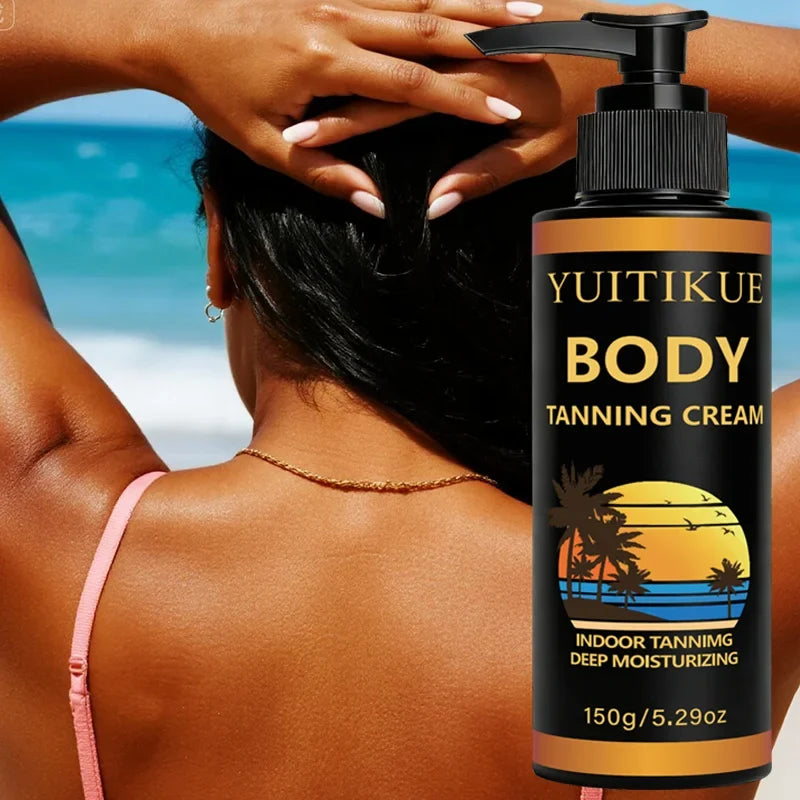 YUITIKUE Self-Tanning Lotion – Natural Dark Bronzer 150g