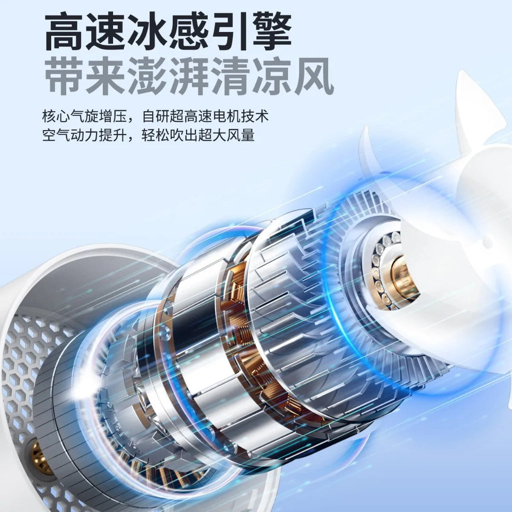 Portable Magnetic Clip Fan – Handheld, Desktop & Foldable