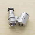 60X LED Pocket Magnifier – Handheld Jeweler Loupe with Light