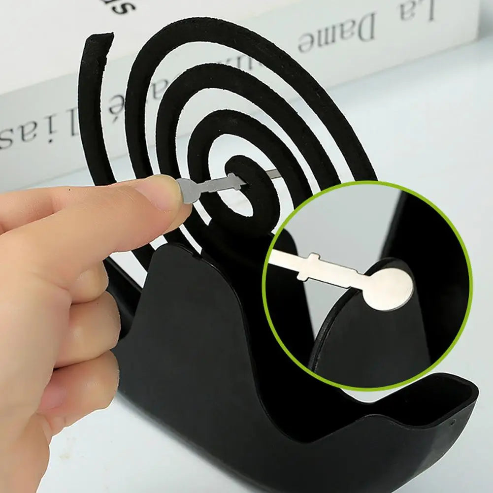 Snail Mosquito Coil Holder with Ash Catcher – Incense Burner