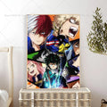 My Hero Academia Wall Poster | Self-Adhesive Waterproof Sticker