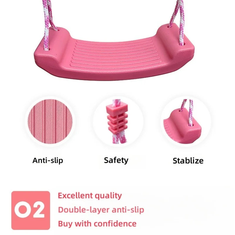 Rainbow Kids Hanging Swing – Indoor & Outdoor Swing Set