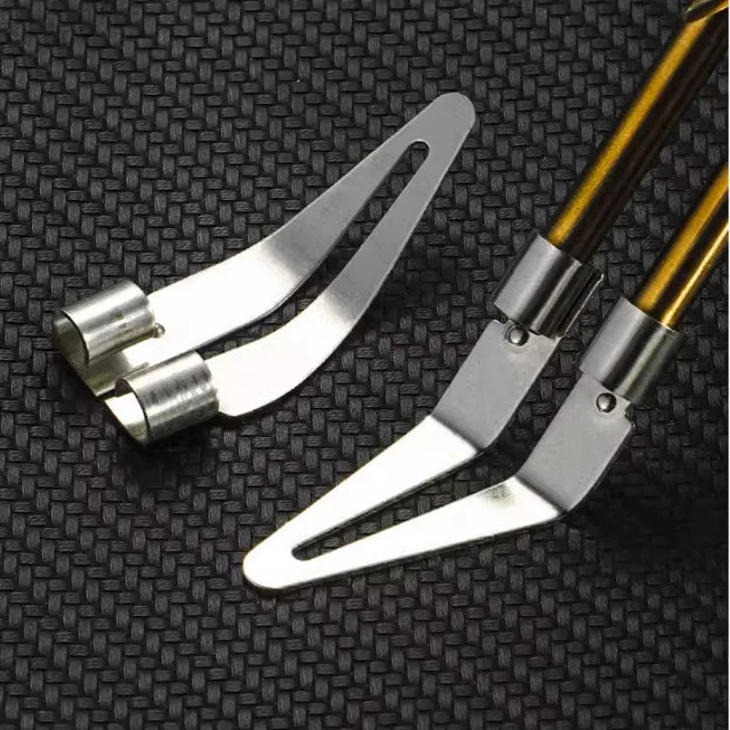 45° Elbow Stainless Steel Plastic Welding Iron Tips – 3Pcs Repair