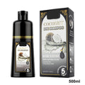 Ginger & Coconut Black Hair Dye Shampoo 500ml – Color Gray Hair